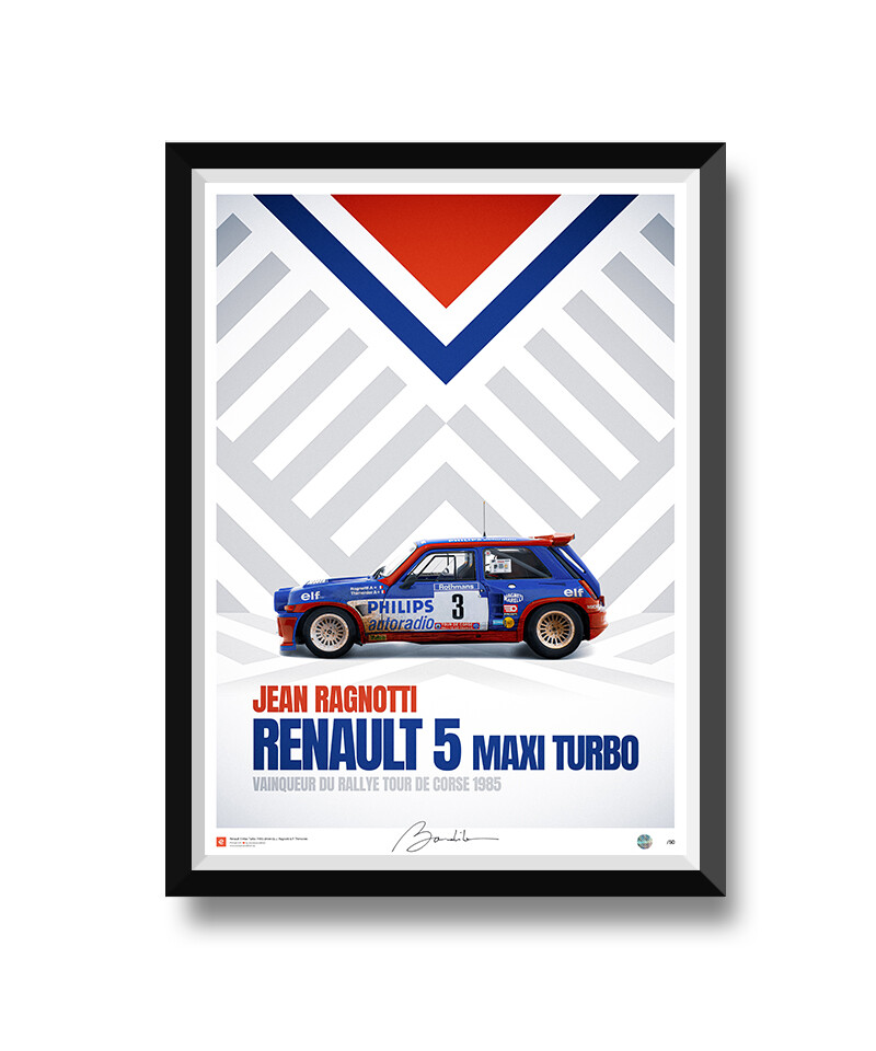 Renault 5 Turbo - Ragnotti - Rallye Tour de corse 1985. Limited edition